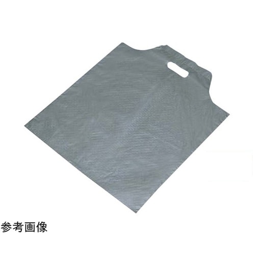 山型手提げポリ袋 シルバー 29.5×4