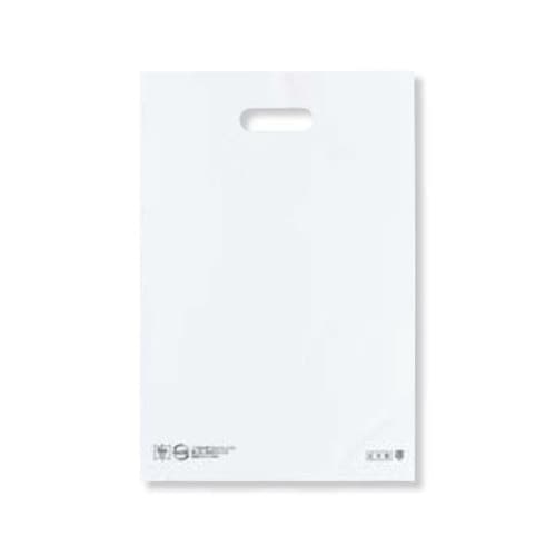 手提げポリ袋ソフト型 白 19×28cm