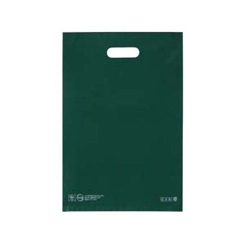 手提げポリ袋ソフト型 ダークグリーン 1