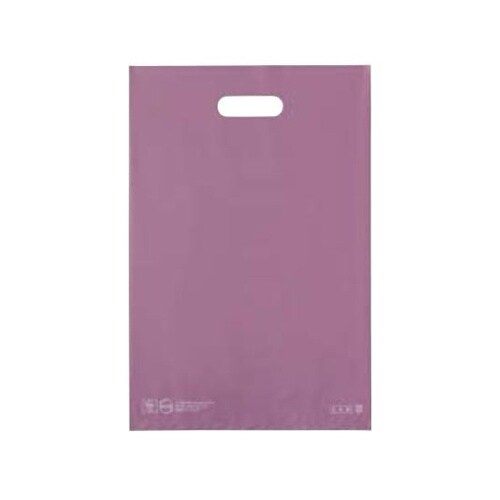 手提げポリ袋ソフト型 パープル 19×2