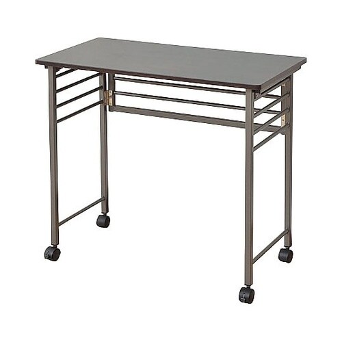 パタパタデスク ブラウン(キャスター付き