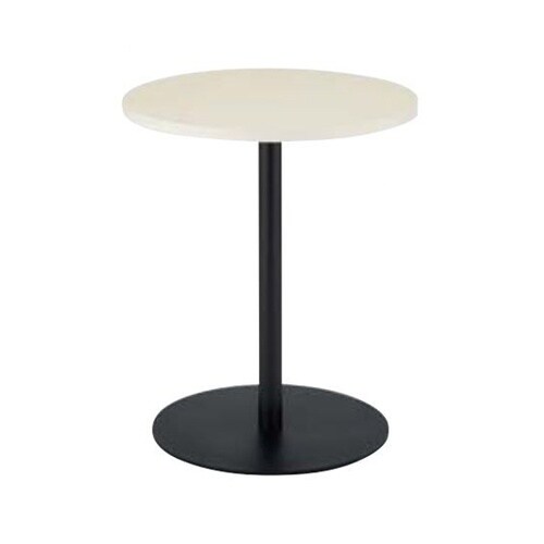ラウンドカフェテーブル 黒脚 直径60c