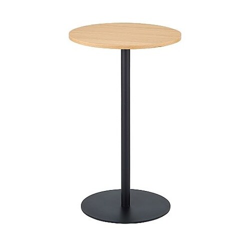 ラウンドカフェテーブル 黒脚 直径60c