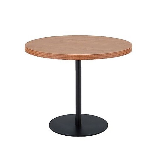 ラウンドカフェテーブル 黒脚 直径80c