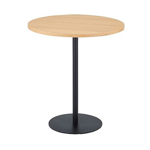 ラウンドカフェテーブル 黒脚 直径80c