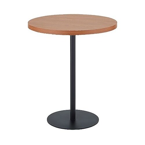 ラウンドカフェテーブル 黒脚 直径80c