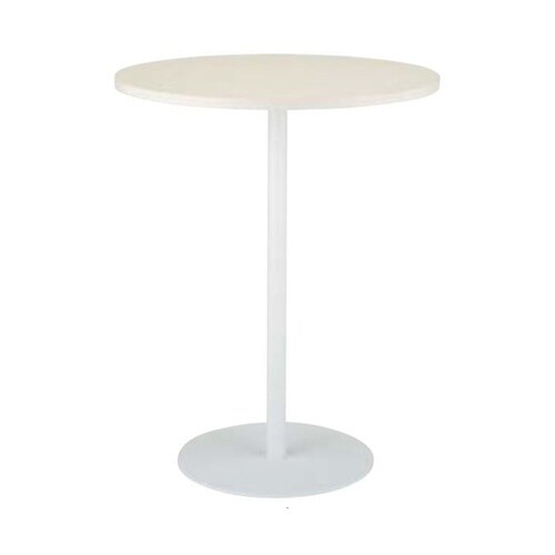 ラウンドカフェテーブル 白脚 直径80c