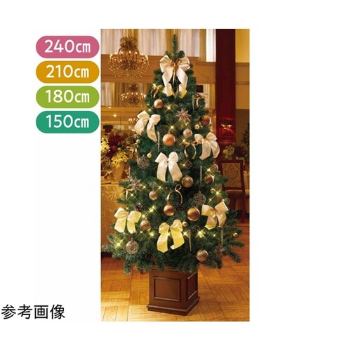 デラックス木製ベースクリスマスツリーセッ
