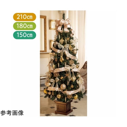 木製ベース スリムクリスマスツリーセット