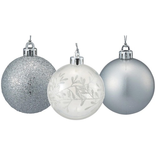 【18個】 プラスチックオーナメントボー