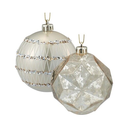 【6個】 オーナメントボール 8cmゴー