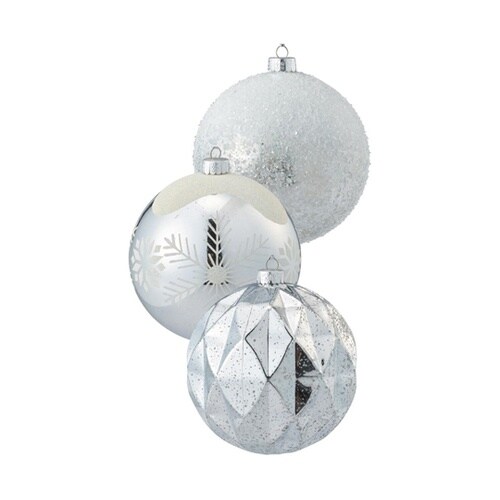 【6個】 オーナメントボール 12cmシ