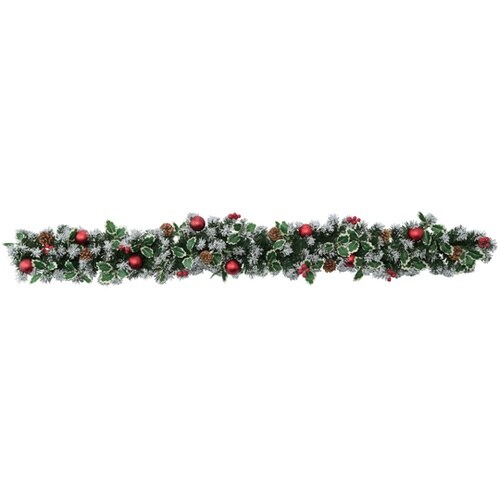 クリスマスガーランド 180cm スノー