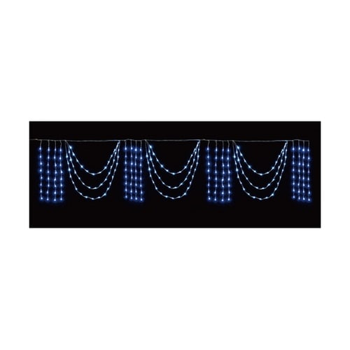 LED263球 3連ドレープライトホワイ