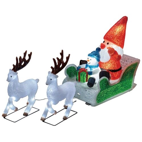 LEDモチーフライト トナカイソリ&サン