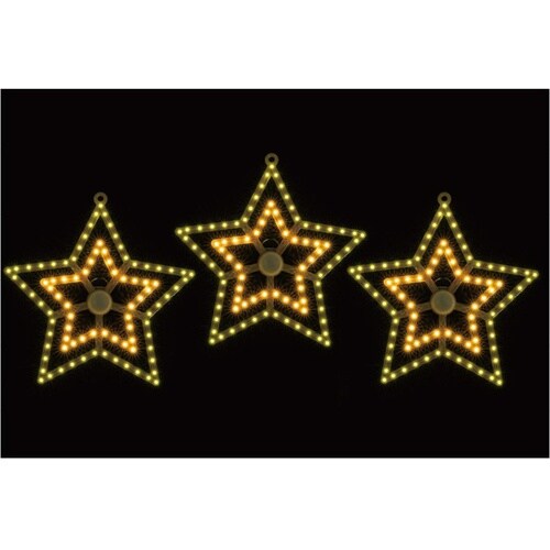 LED3連モチーフライトスター 48−8