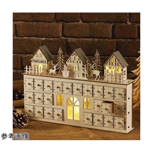 LED木製アドベントカレンダー グリーン