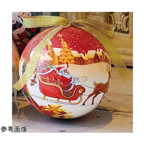 ビッグプリントボール25cmサンタ 48
