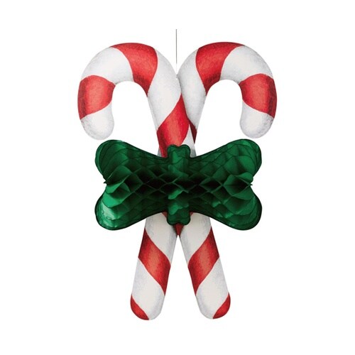 キャンディケーンハニカム71cmグリーン