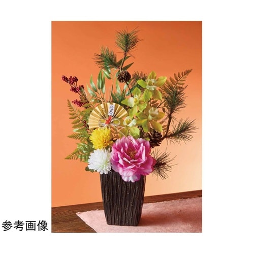 デラックス扇迎春アレンジ 高さ56cm