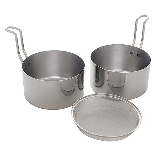 揚げ鍋セット 取っ手も場所を取らない油(