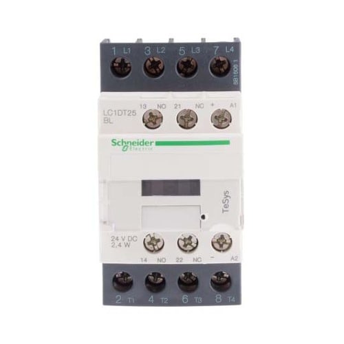 電磁接触器 24 V dc 4極 LC1