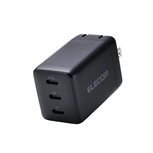 USB充電器 C×3 67W 急速充電 ブラック