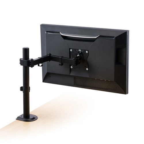 モニターアーム シングル ー32インチ ブラック