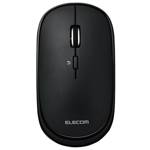 薄型無線マウス 充電式 BT接続 ブラック