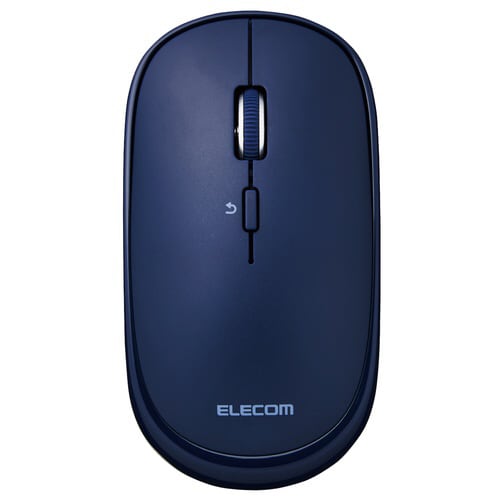 薄型無線マウス 充電式 BT接続 ブルー