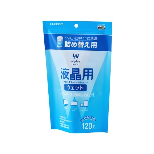 液晶用クリーナー 120枚入り 詰め替え用