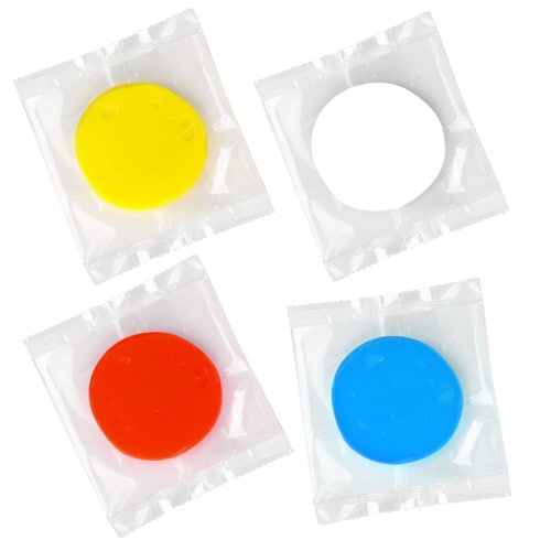 タピオカスライムねんど4色セット 個装袋