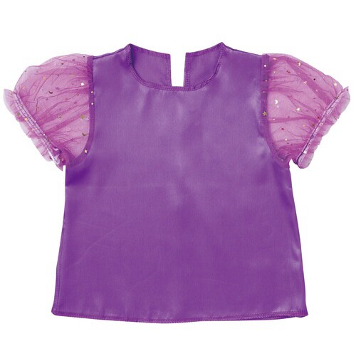 ソフトサテン パフスリーブ C 紫