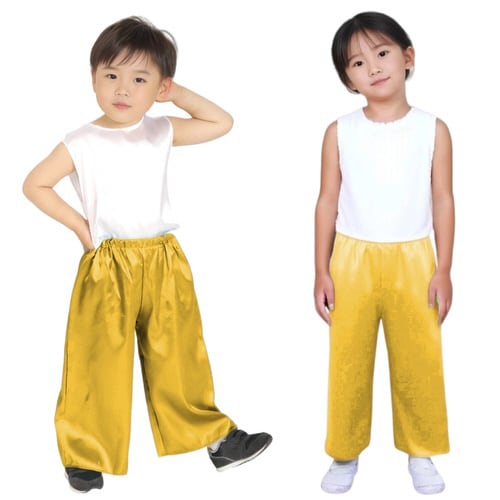 ソフトサテン ズボン J 金