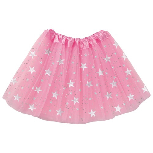 フリフリスカート お星さま 桃