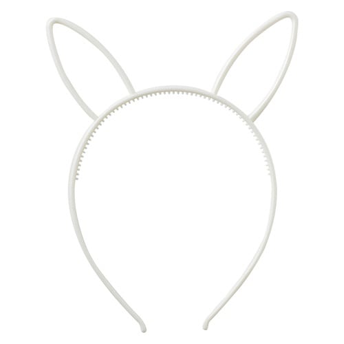 ウサギ耳付きカチューシャ ホワイト