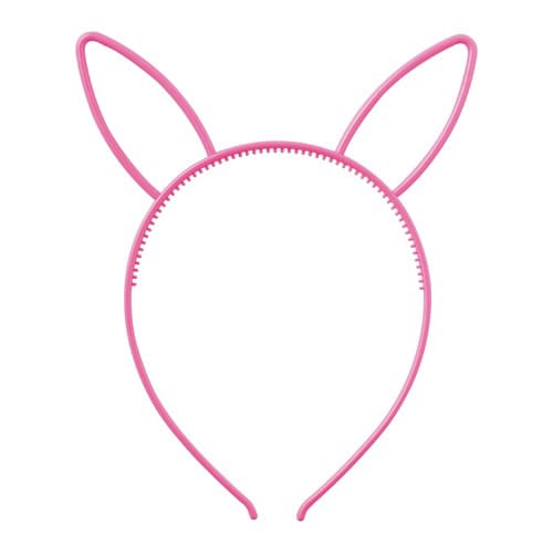 ウサギ耳付きカチューシャ ピンク