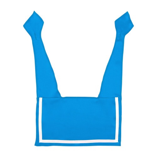 ソフトサテン セーラーえり 青