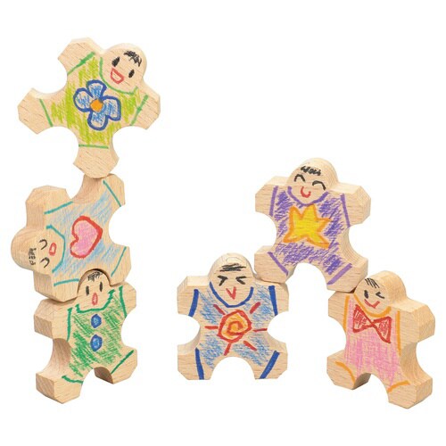 木製バランスマスコット 無着色