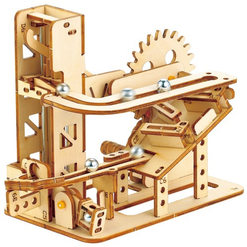 木製エレベーター式コースタークラフトキット