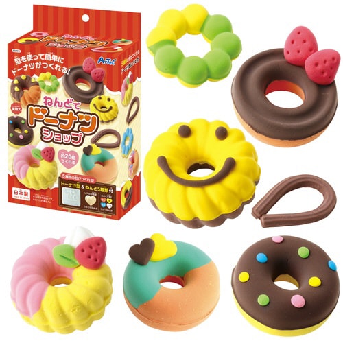 ねんどでドーナツショップ