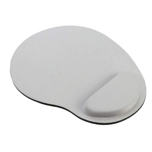 リストレスト付きマウスパッド グレー