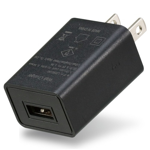 USB電源ACアダプター 黒(DC5V1.5A)