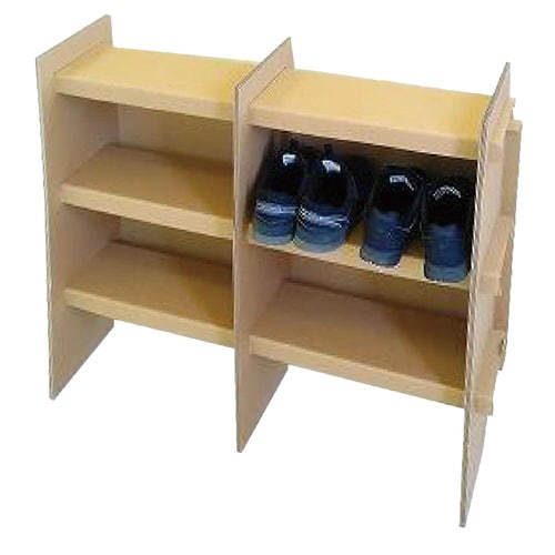 段ボールシューズラック/ナチュラル