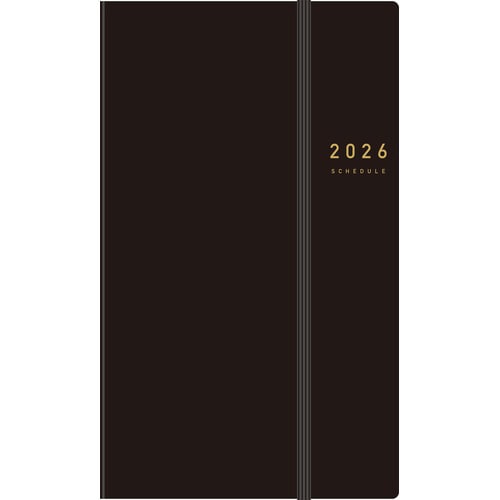 26年リングダイアリースリムA5変 週間