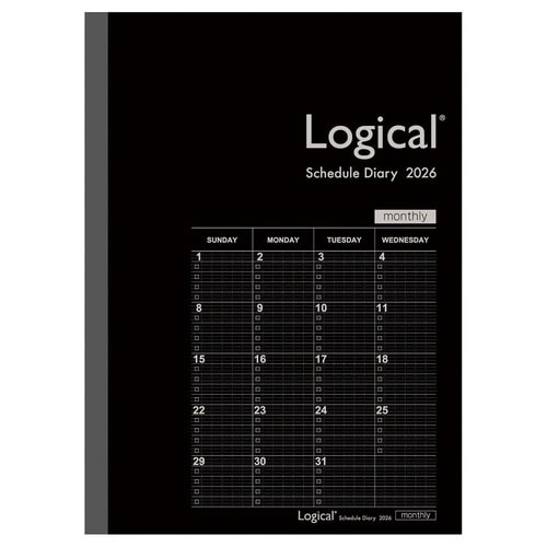 26年ロジカルダイアリー月間ノートB5