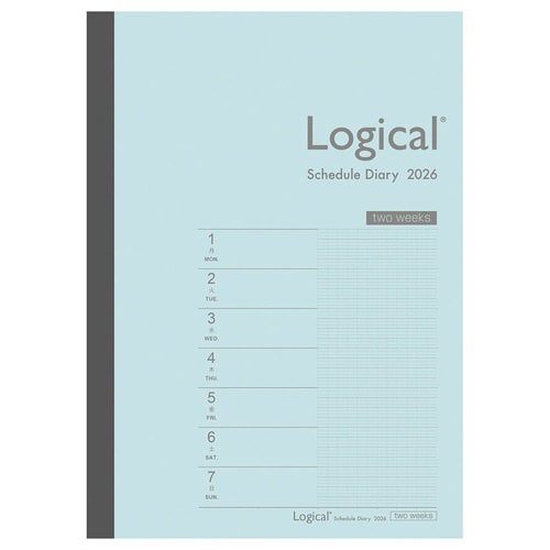 26年ロジカルダイアリー見開き2週間A5