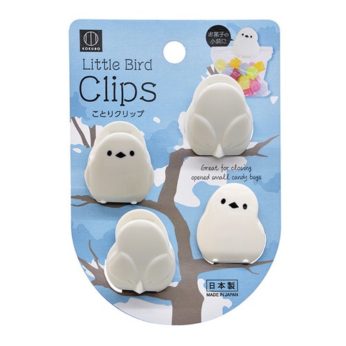 ことりクリップ4羽