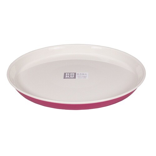 ラウンド平皿 大 マゼンタピンク