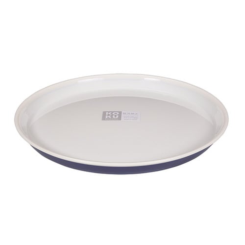 ラウンド平皿 大 アイアンブルー